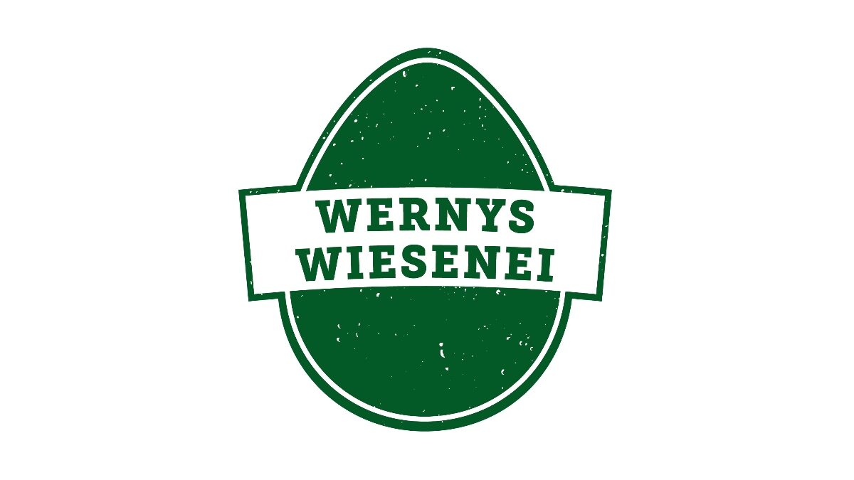 Logo Wernys Wiesenei Partyborn