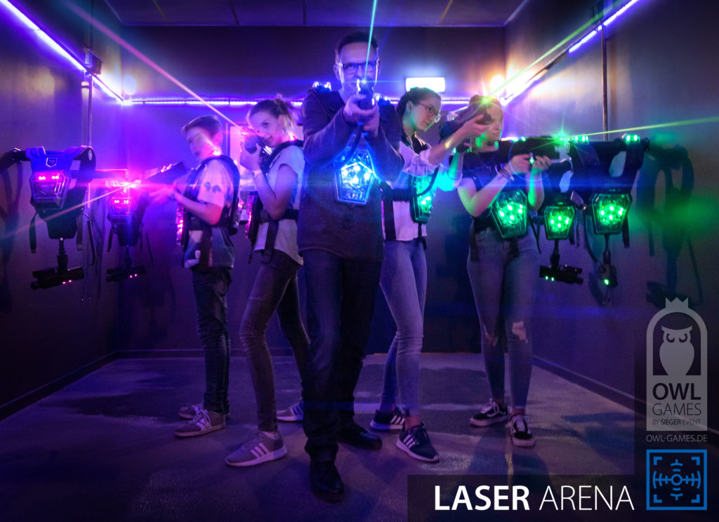 Silvester Countdown Owl Games Lasertag