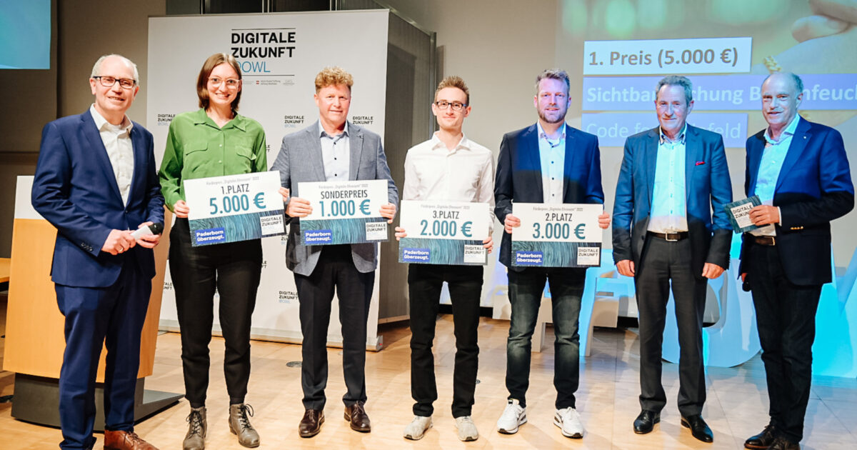10.03.2022 DigitaleZukunft@Owl Förderpreis "Digitalisierung im Ehrenamt" von Paderborn überzeugt im HNF Partyborn