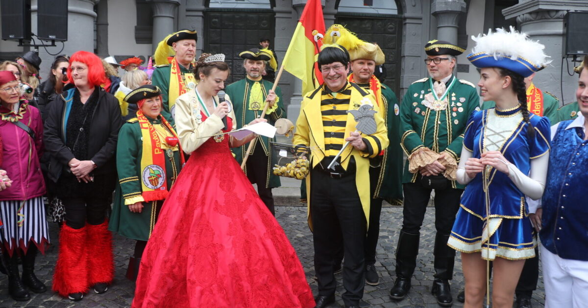 Rathaussturm - Paderborn, Rathaus, 16.02.2023