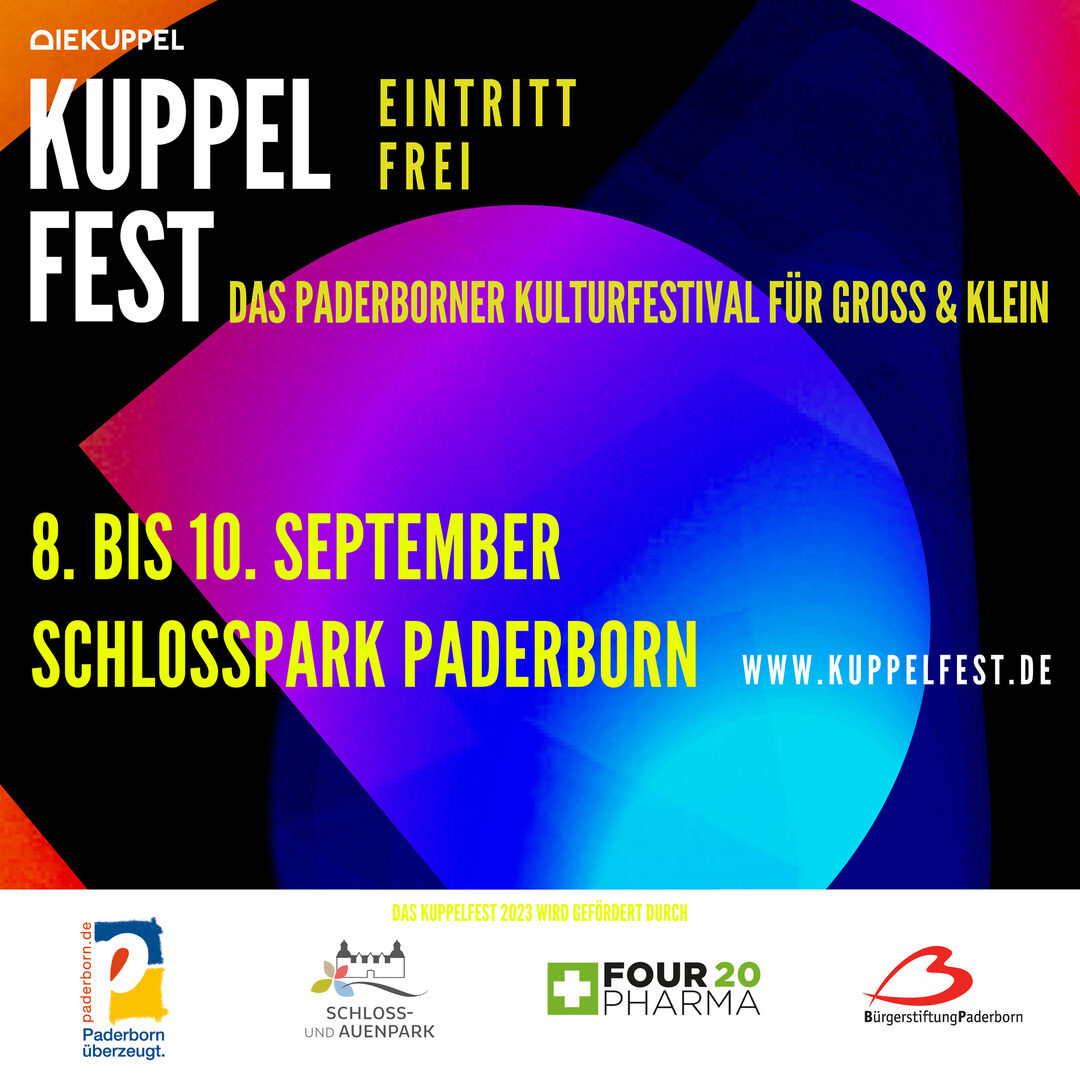 Partyborn Partyalarm Event-Vorschau Kuppelfest 2023: KulturRausch im Park