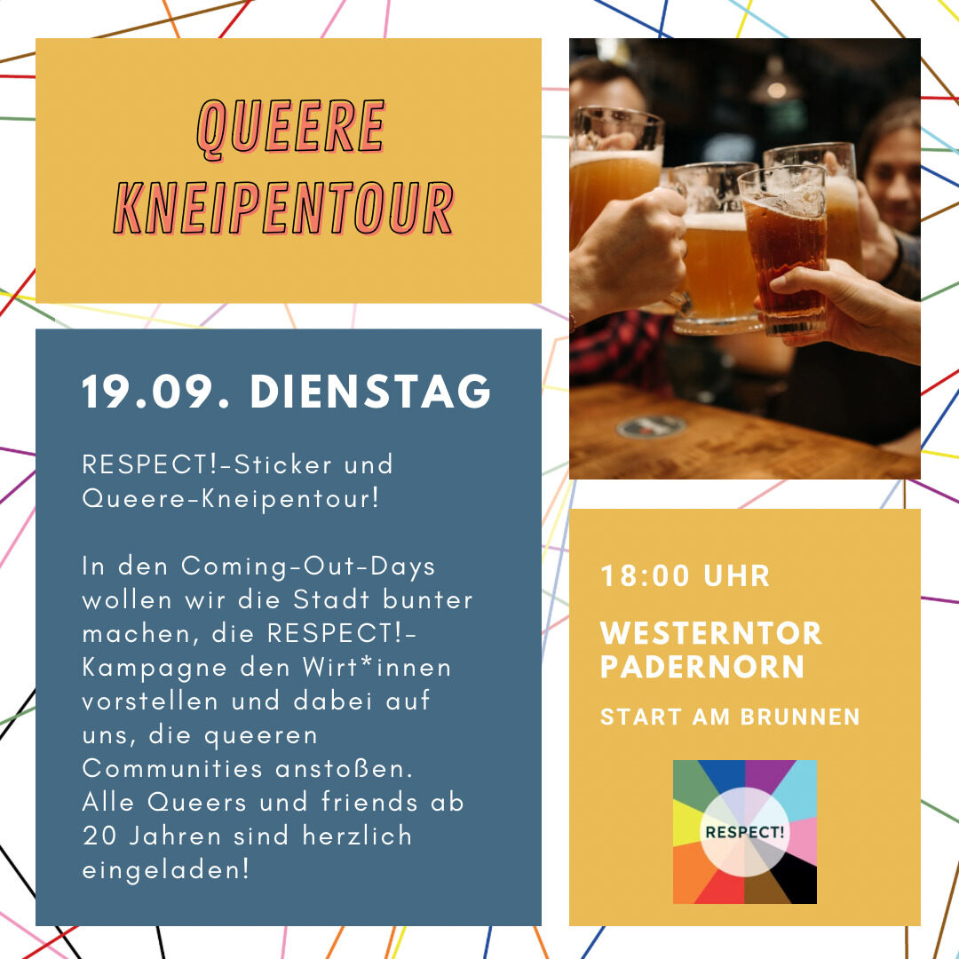 Partyborn Partyalarm Event-Vorschau Queere Kneipentour in Paderborn