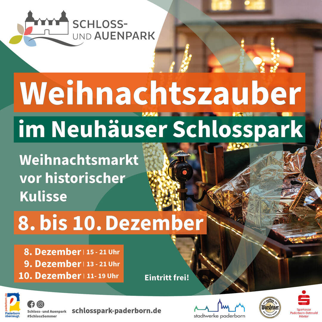 Partyborn Partyalarm Wochenhighlight Weihnachtszauber im Neuhäuser Schlosspark