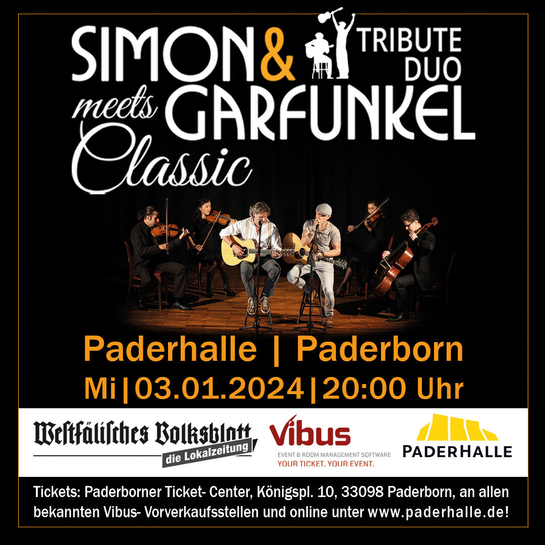 Partyborn Partyalarm Event-Vorschau Simon & Garfunkel Tribute meets Classic