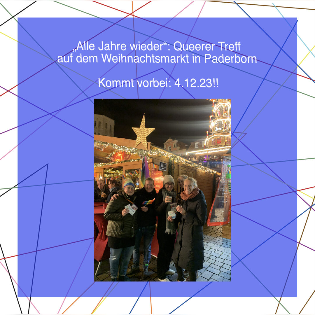 Partyborn Partyalarm Event-Vorschau Queerer Treff auf dem Weihnachtsmarkt in Paderborn