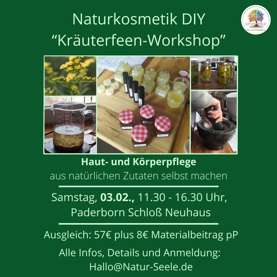 Partyborn Event-Vorschau DIY Naturkosmetik - "Kräuterfeen-Workshop"