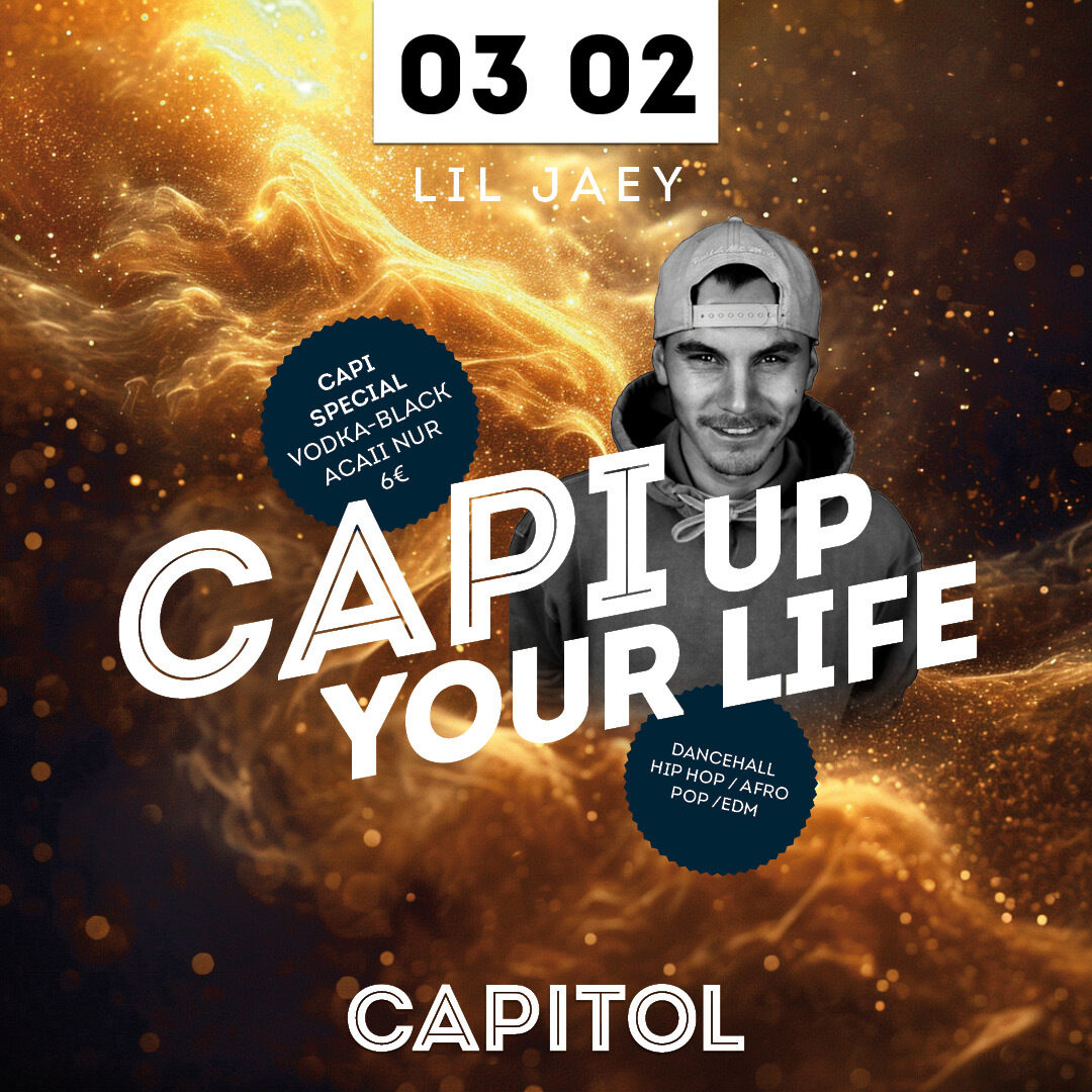 Partyborn Event-Vorschau Capi Up Your Life