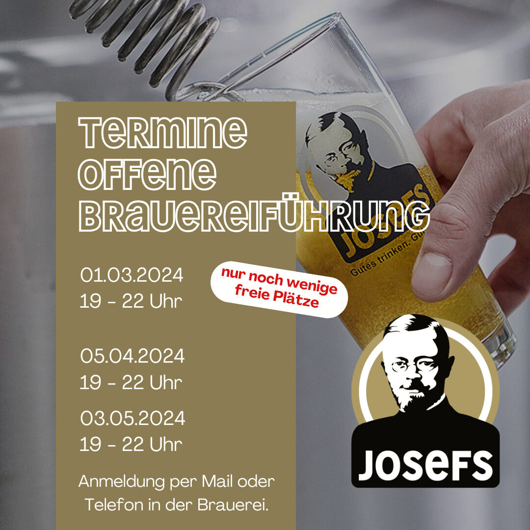 Partyborn Event-Vorschau Josefs Brauereibesichtigung