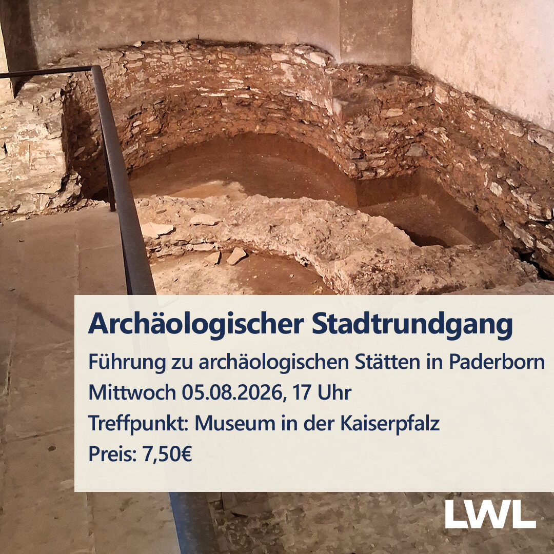 Veranstaltungskalender für Paderborn Partyborn Event-Vorschau Archäologischer Stadtrundgang